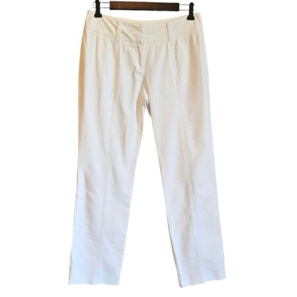 Ann Taylor Lindsay Stretchy Capri Pants Dressy Pleated Women's Size 4 - Picture 1 of 7